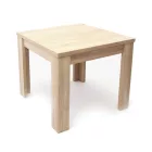 At-DSZ fa asztallapos étkezőasztal 90x90 Fix Canyon tölgy