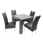 At-DSZ fa asztallapos étkezőasztal 90x90 Fix Nero