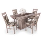 Fa asztallapos étkezőasztal San remo tölgy T1650-1-62