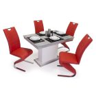 Fa asztallapos étkezőasztal Beton fehér T1650-1-789