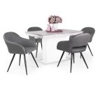 Fa asztallapos étkezőasztal Matt sötétszürke T1650-2-6568