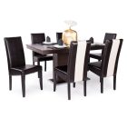 Fa asztallapos étkezőasztal Sonoma tölgy T1651-1-58