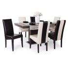 Fa asztallapos étkezőasztal Wenge T1651-1-59160+40x88 Wenge