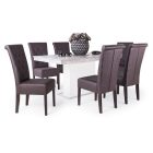 Fa asztallapos étkezőasztal Wenge T1651-1-59