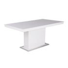 Fa asztallapos étkezőasztal Rusztikus fehér T1651-1-67