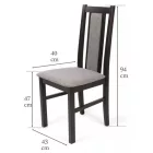 Favázas étkező szék Félix wenge T1679