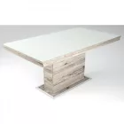 Üveglapos asztal fehér 160 San remo T17214-2-5190