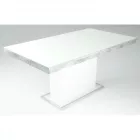 Üveglapos asztal fehér 160 Fehér beton T17214-2-5193