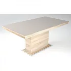 Üveglapos asztal latte 160 Sonoma T17215-2-5196