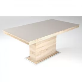 Üveglapos asztal latte 160 Sonoma T17215-2-5196