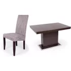 4 személyes bővíthető étkezőgarnitúra Wenge világos T17291-2-5226