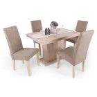 4 személyes bővíthető étkezőgarnitúra Wenge világos T17291-2-5226