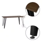 Fa asztallapos étkezőasztal T20795