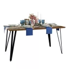 Fa asztallapos étkezőasztal T20795