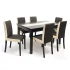 Kibővíthető étkezőasztal Wenge 135 T2086-2-5068