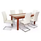 Kibővíthető étkezőasztal Sonoma barna 180 T2087-2-5070