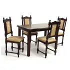 Kibővíthető étkezőasztal Wenge 120 T2091-2-5088