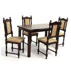 Kibővíthető étkezőasztal Wenge 120 T2091-2-5088