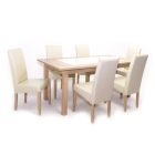 Kibővíthető étkezőasztal Sötét avellino 180 T2096-2-5113