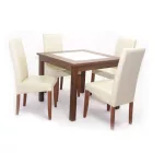 Négyzetes étkezőasztal Sötét avellino 90 T2097-2-5117