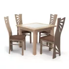 Négyzetes étkezőasztal Sötét avellino 90 T2097-2-5117