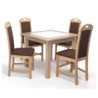 Négyzetes étkezőasztal Sötét avellino 90 T2097-2-5117