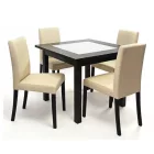 Négyzetes étkezőasztal Sötét avellino 90 T2097-2-5117