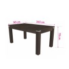 Fa étkezőasztal Iszap tölgy 160 T21504-2-6380