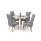 Favázas étkezőszék Világosszürke wenge T22146-2-6506
