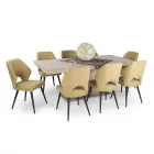 8 személyes kibővíthető étkező garnitúra T22196