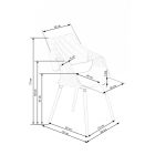 3 személyes fix étkező garnitúra T22809