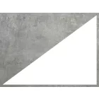 Üveglapos asztal bézs márvány 160 Beton fehér T23243-1-789