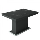 Üveglapos asztal fekete márvány 120 Matt sötétszürke T23252-2-6593