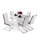 6 személyes kibővíthető étkező garnitúra T23319