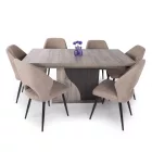 Favázas étkezőszék világosbarna T23753
