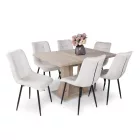 Favázas étkezőszék bézs T24244