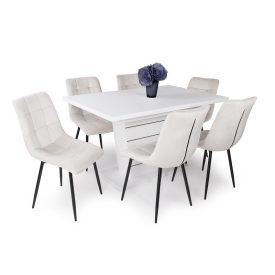 6 személyes kibővíthető étkező garnitúra T24248
