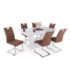 Fa asztallapos étkezőasztal Artisan tölgy T24252-2-6664