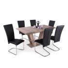 Fa asztallapos étkezőasztal Artisan tölgy T24252-2-6664