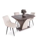 Fa asztallapos étkezőasztal Iszap tölgy - Justus tölgy T24767-2-6671