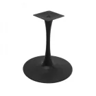 Kör asztal 110 cm Szürke márvány Fekete T27715-2-6912