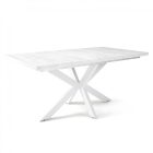 Fa étkezőasztal fehér lábbal Fehér tölgy T28001-2-6916