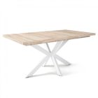 Fa étkezőasztal fehér lábbal Sonoma tölgy T28001-2-6922
