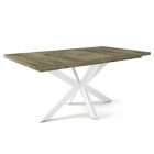 Fa étkezőasztal fehér lábbal Sötét justus tölgy T28001-2-6923