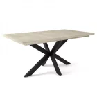 Fa étkezőasztal fekete lábbal Cotta cremona T28002-2-6926