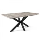 Fa étkezőasztal fekete lábbal San remo tölgy T28002-2-6932