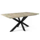 Fa étkezőasztal fekete lábbal Viking tölgy T28002-2-6935