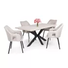 4 személyes kibővíthető étkező garnitúra T28004