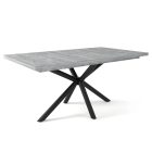 Fa étkezőasztal fekete lábbal Artisan tölgy T28049-2-6947