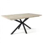 Fa étkezőasztal fekete lábbal Cotta cremona T28049-2-6948